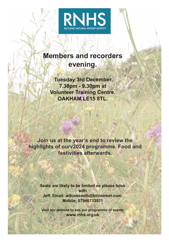 Members Evening - 3rd Dec